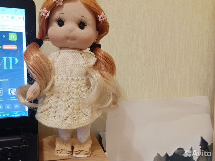 Текстильная игровая кукла