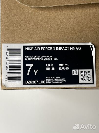 39, 40 Euro / Nike Air Force 1 / Оригинал