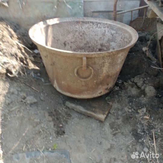 Раритетный чугунный казан конца 19 века