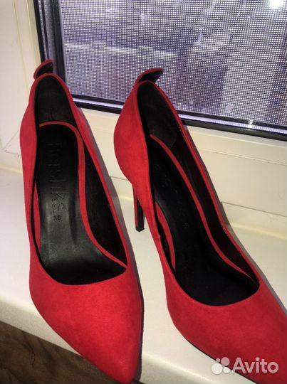 Туфли красные новые р 37