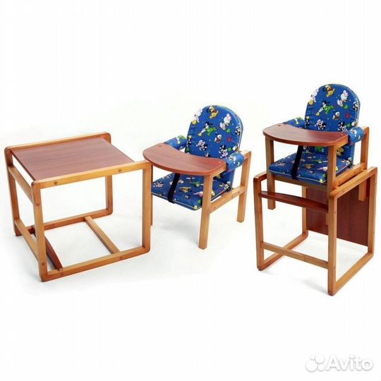 Стол-трансформер со стулом