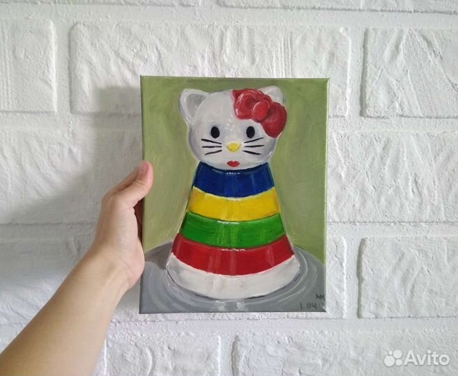 Картина оригинал на холсте в детскую