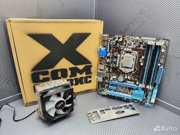 Комплект asus B75M-plus/ Intel Core i7-3770 / 16Gb