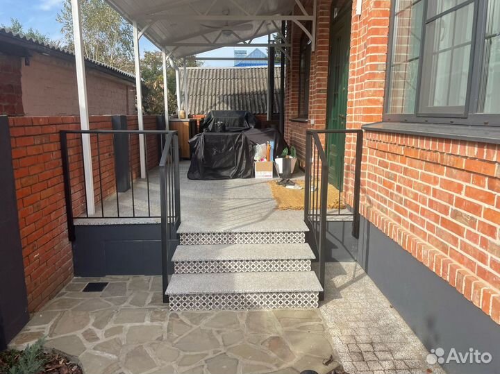 Перила для крыльца в стиле лофт