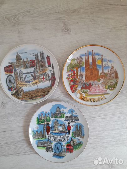 Сувенирная декоративная тарелка страны мира