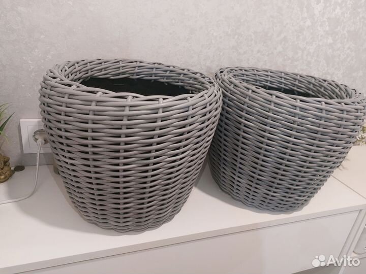 Кашпо из ротанга 10 литров