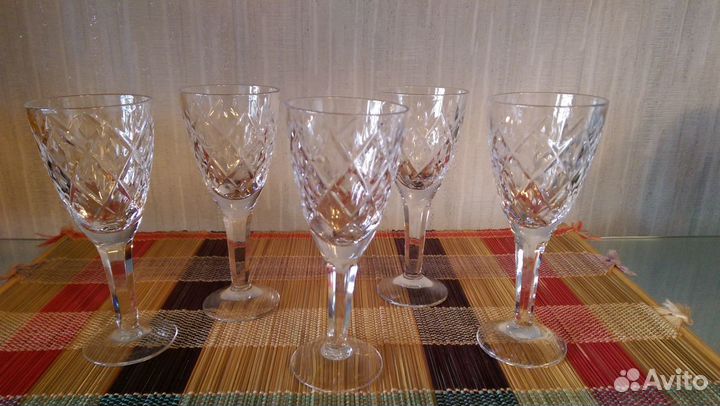 Фужеры хрустальные СССР