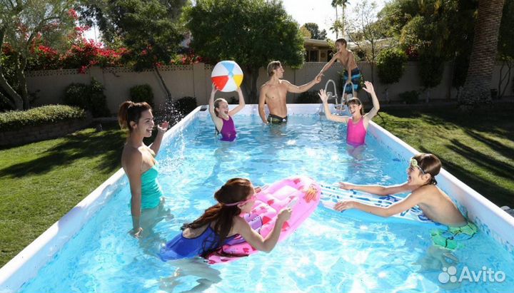 Каркасный бассейн Intex 428279 Rectangular