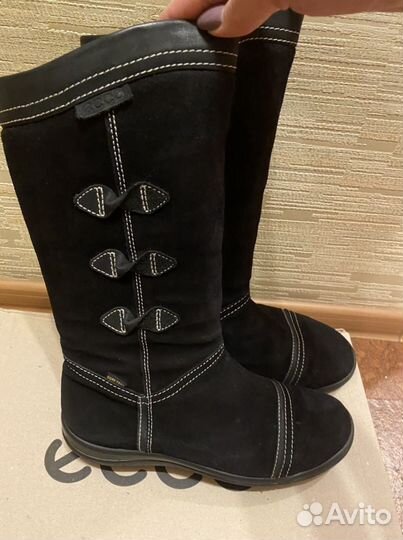 Сапоги Ecco демисезонные, 40 размер, подростковые