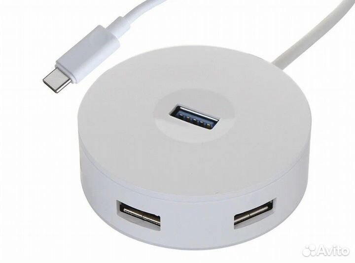 USB-концентратор Baseus, 4 гнезда, 1х USB 3.0, 3х