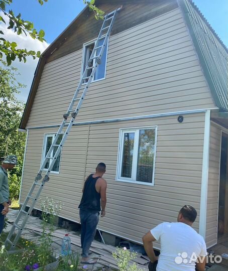 Сайдинг. Фасадные штукатурные работы