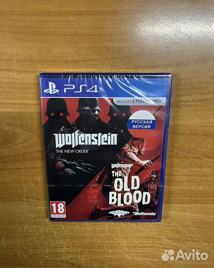 PS4 Wolfenstein Double Pack (новый, на русском)