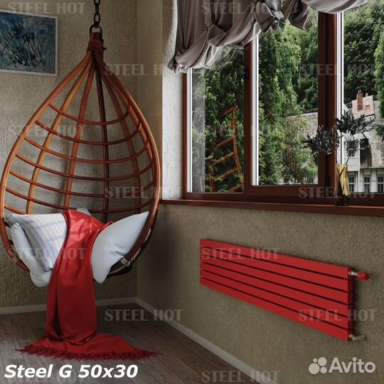 Горизонтальный дизайн радиатор Steel от завода