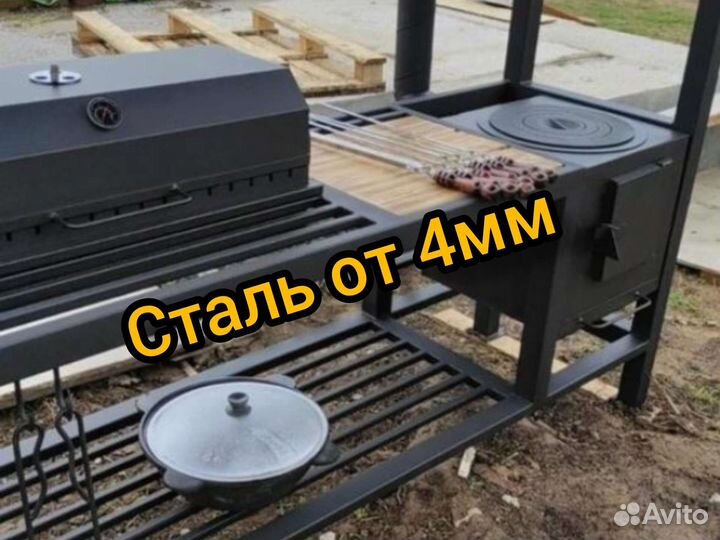 Мангал С крышей
