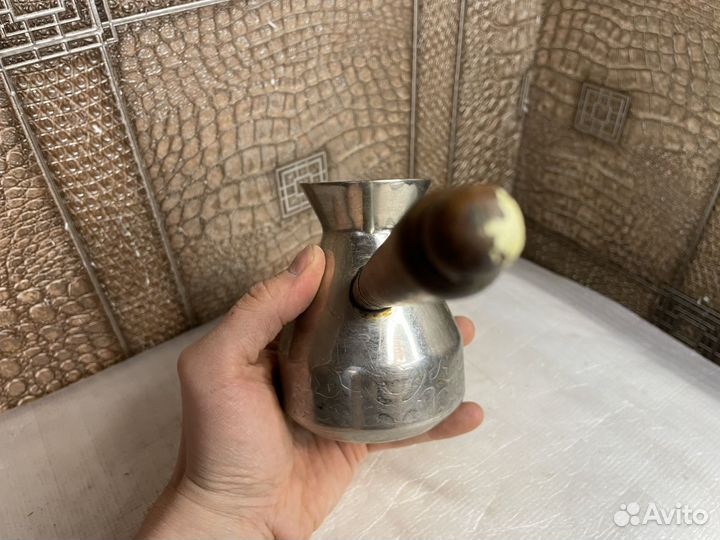 Мельхиоровая турка СССР 1970 год знак качества