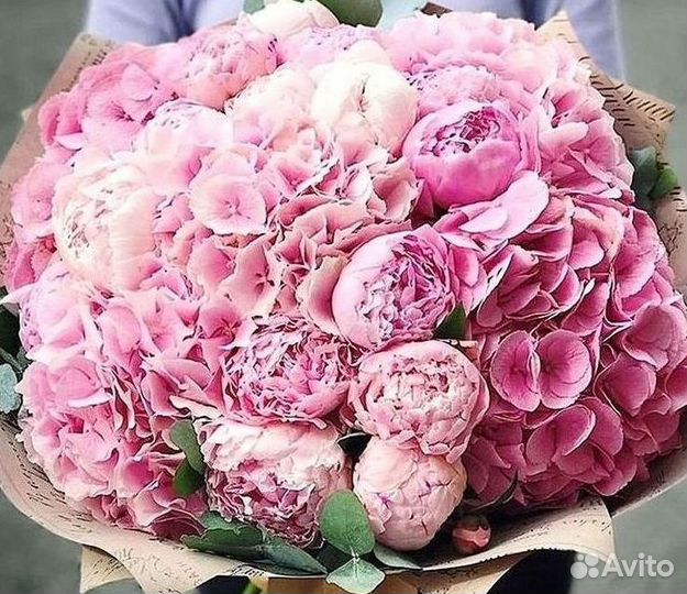 Пионы Букет пионов Доставка цветов