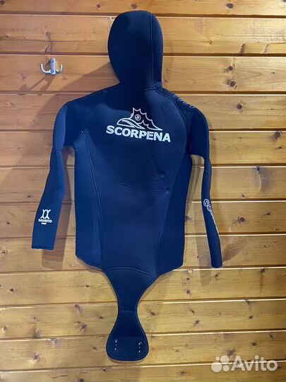 Гидрокостюм Scorpena AllBlack - 7 мм