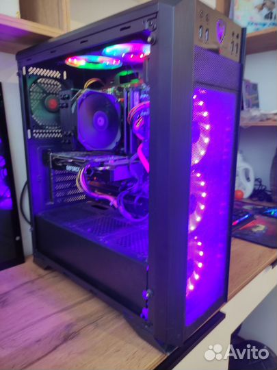 Игровой компьютер GTX 1660 ti, ryzen 5, 16ram