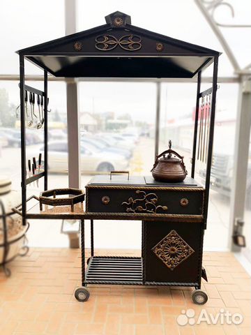 Мангал резной