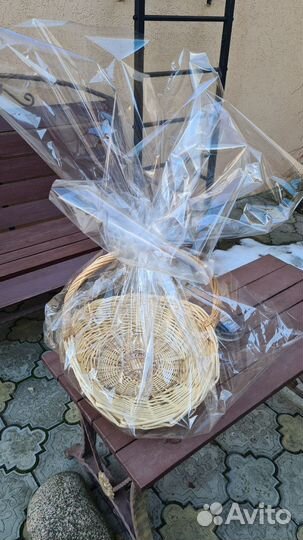 Корзина плетеная декоративная