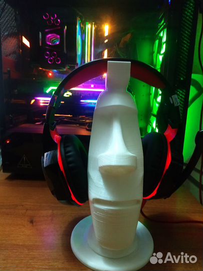 Подставка наушников статуя Моаи с острова Пасхи