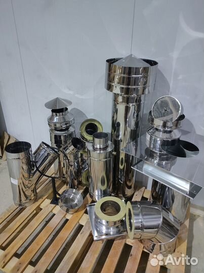 Дымоход 4 м Комплект Диаметр 130х220