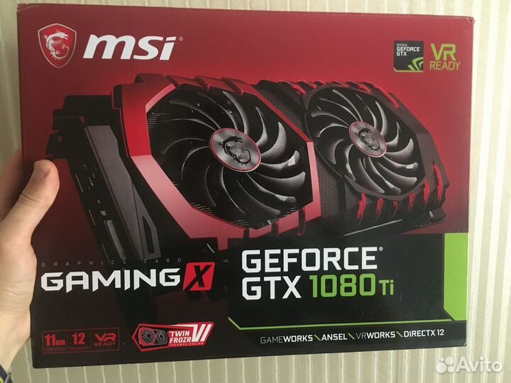 Msi gtx 1080 ti gaming x