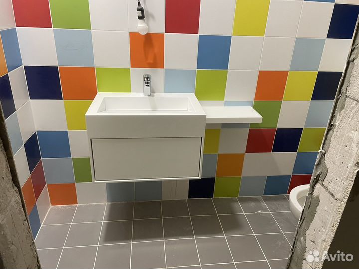 Раковина с тумбой