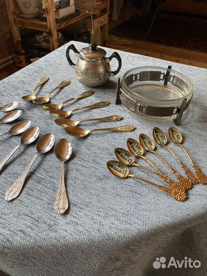 Мельхиоровая и никелированная утварь СССР