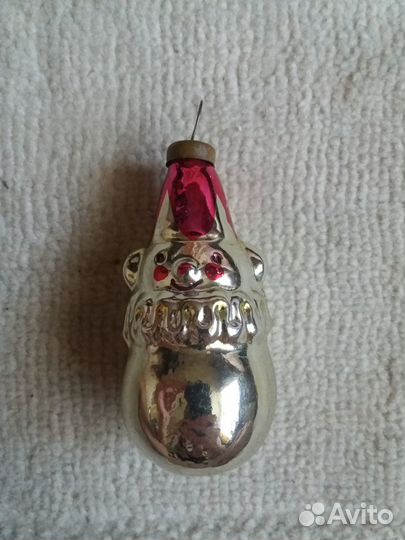 Редкая ёлочная игрушка СССР 