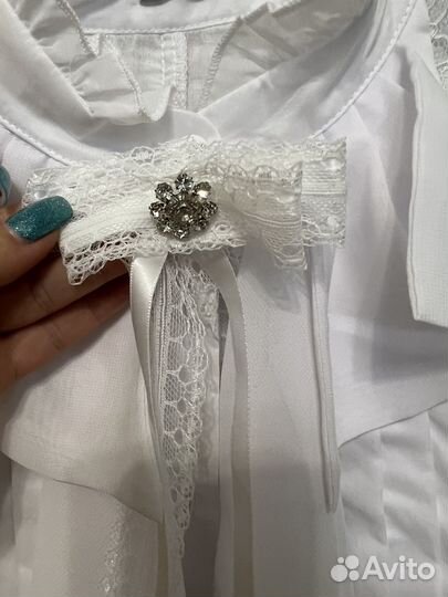 Блуза школьная нарядная, 146