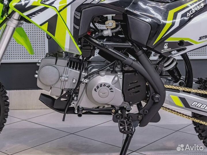 Кроссовый мотоцикл Progasi Smart mini 125 зеленый