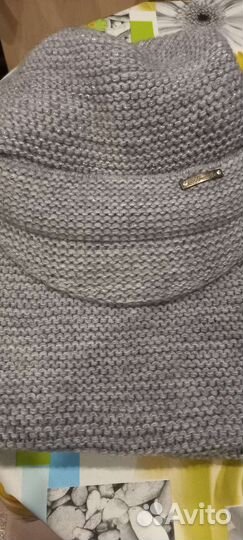 Комплект шапка и снуд женский