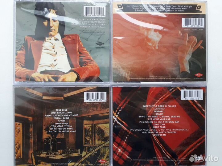 CD диски Rod Stewart, The Faces, Bonnie Tyler