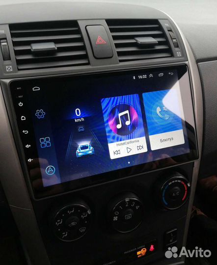 Автомагнитола Toyota Corolla e140 android 9