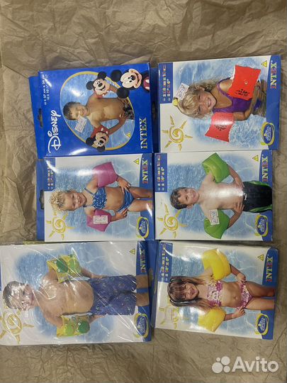 Нарукавники, круги, мячи, плотики и т.д