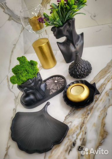 Подарочный набор из гипса