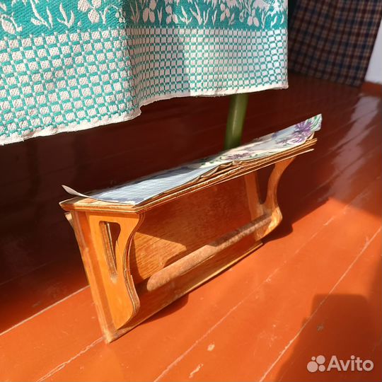 СССР Полочка деревянная вешалка Полка Советская