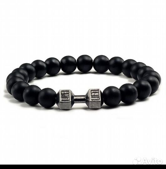 Браслет с гантелей