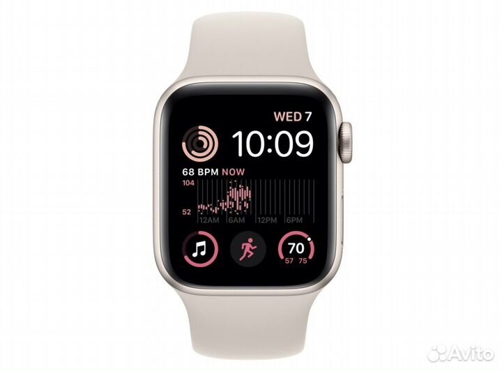 Apple Watch SE 2022 GPS 44мм starlight новые