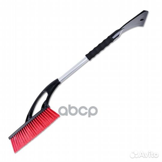 Щётка-скребок 73cм (мягкая ручка, распушенная щ