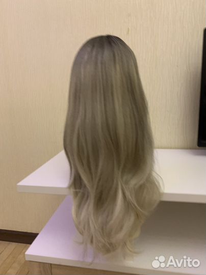 Парик мелирование блонд на сетке