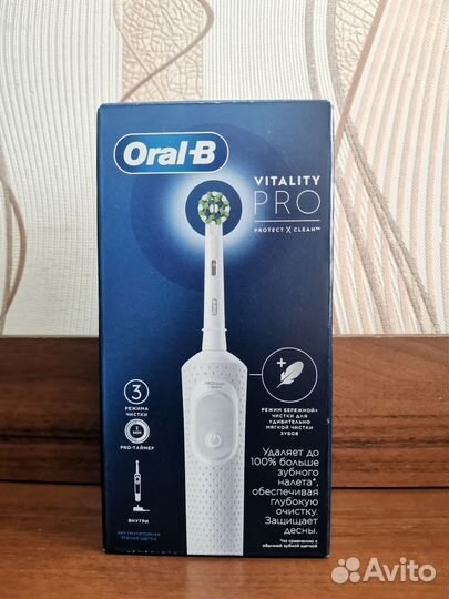 Зубная щетка oral b vitality protect x новая