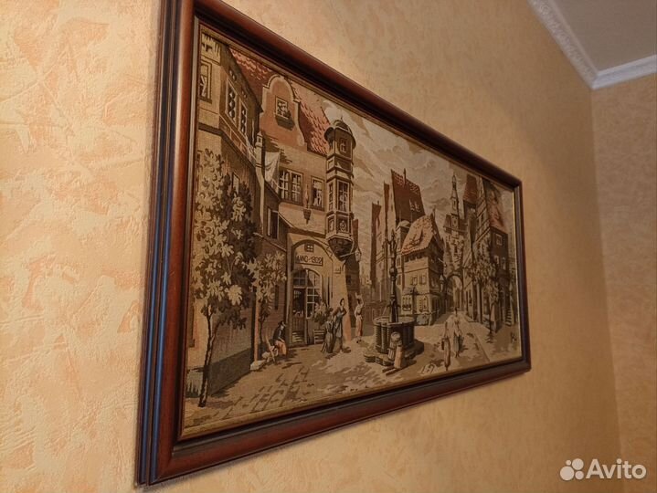 Картина гобеленовая 118х57 см отличное состояние