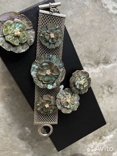Браслет серьги брошь Chanel оригинал