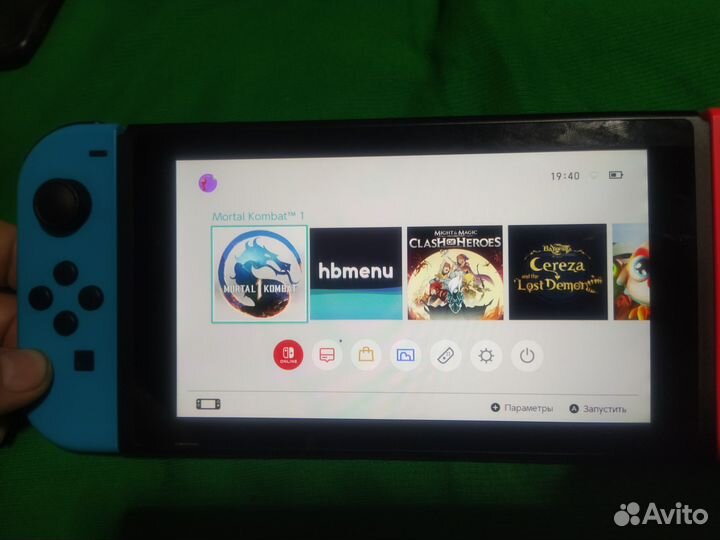 Nintendo Switch v2, чип, 128гб, Mortal Kombat 1