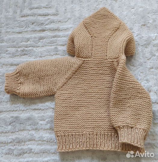 Теплый вязаный костюм
