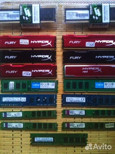 Оперативная память DDR4/DDR3/DDR2