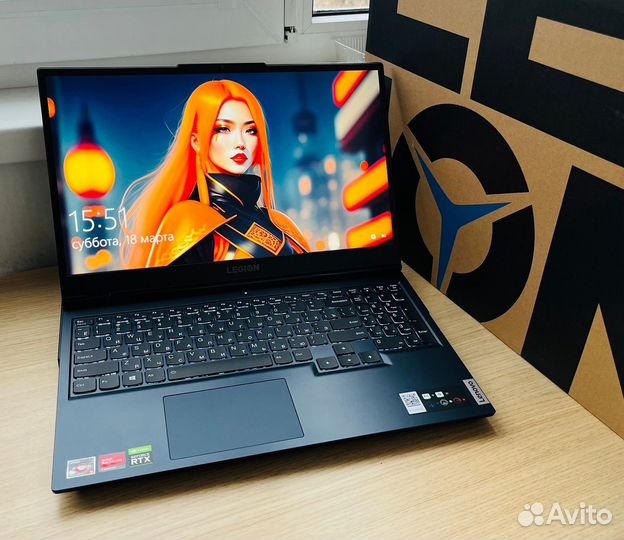 Legion на гарантии 165Гц, R5, 16, 512, RTX 3070
