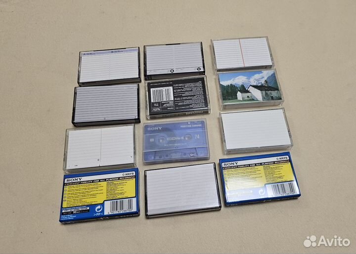 Аудиокассеты 12 шт. новые и б/у. Цена за все